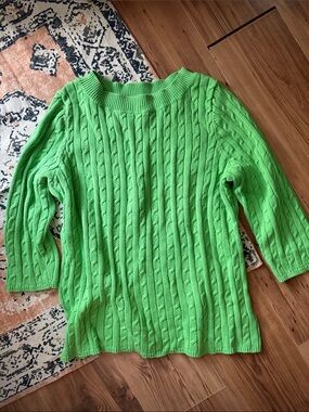 TALBOTS Green Sweater